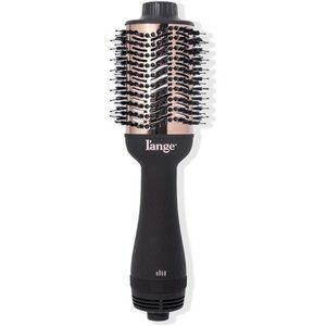 2-in-1 Titanium Blow Dryer Brush | Hot Air Brush in One with Oval Barrel